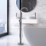 Chrome Freestanding Bath Shower Mixer Tap - Arissa