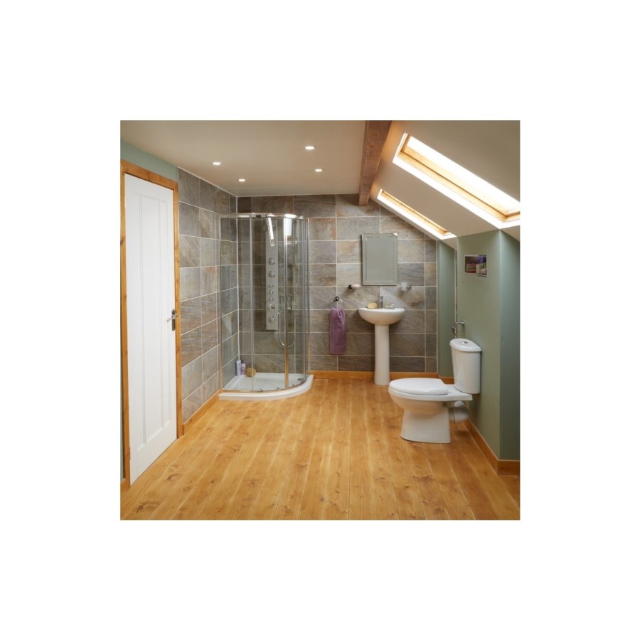 Quadrant Sliding Shower Enclosure 1000 x 1000mm - 4mm Glass - Aqualine Range