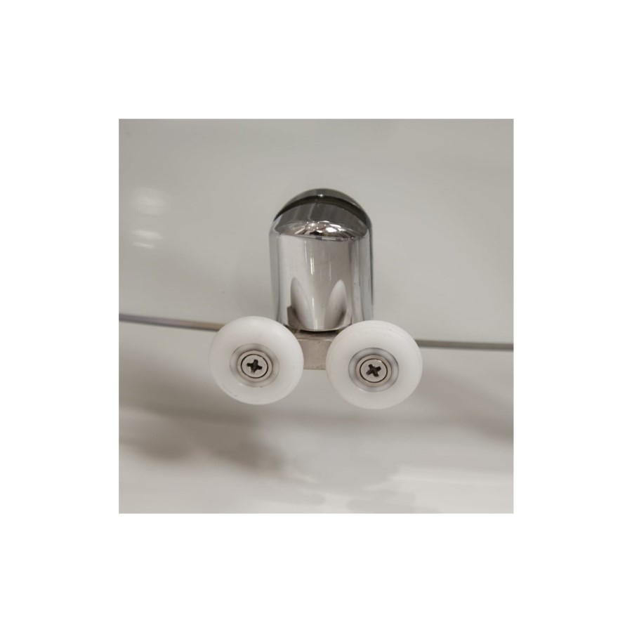 Quadrant Sliding Shower Enclosure 1000 x 1000mm - 4mm Glass - Aqualine Range