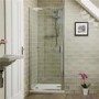 Pivot Shower Door - 900mm - 6mm Glass - Aqualine