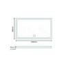 Rectangular Low Profile Shower Tray 1200 x 800mm - Slim Line