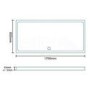 Rectangular Low Profile Shower Tray 1700 x 800mm - Slim Line