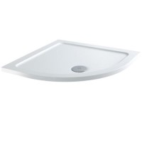 Stone Resin Low Profile Quadrant Shower Tray 1000 x 1000mm - Slim Line