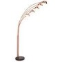 Giraffe Copper 5 Light Floor Lamp With Black Marble Base
