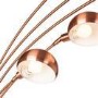 Giraffe Copper 5 Light Floor Lamp With Black Marble Base