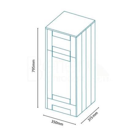 Nottingham White Single Door & Drawer Storage Unit