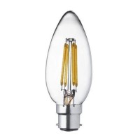 LED B22 Warm White Filament Bayonet Candle Light Bulb  LED B22 Warm White Filament Bayonet Candle Light Bulb