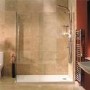 Walk In Glass Shower Screen - 1850 x 1100mm - 8mm Glass