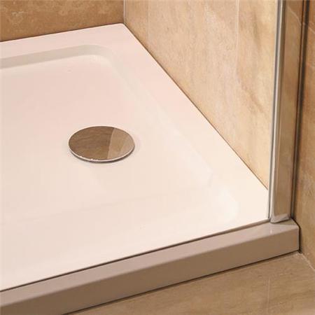 Walk In Glass Shower Screen - 1850 x 1100mm - 8mm Glass