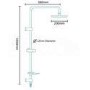 Vision Multi Function Riser Slide Shower Rail Kit