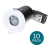 GRADE A1 - Box Opened White Fixed Fire Rated IP65 Spotlight