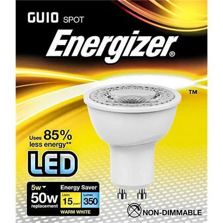 Energizer LED GU10 Warm White Light Bulb