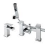 Quadra Waterfall Basin Mixer and Bath Shower Mixer Tap Pack