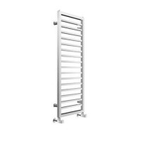 1150 x 450mm Square Chrome Heated Towel Rail - Julian Range
