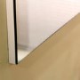 700 x 400mm White Mirror - Apex