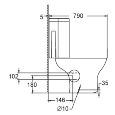 Portland Short Projection Pan