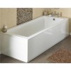 Hudson Reed Classic 750 White End Bath Panel with Plinth
