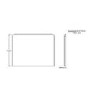 700mm Spacesaver Acrylic Bath End Panel - Brooklyn