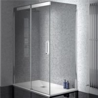 Side Panel 900mm - 8mm Smoked Glass - Neptune Range