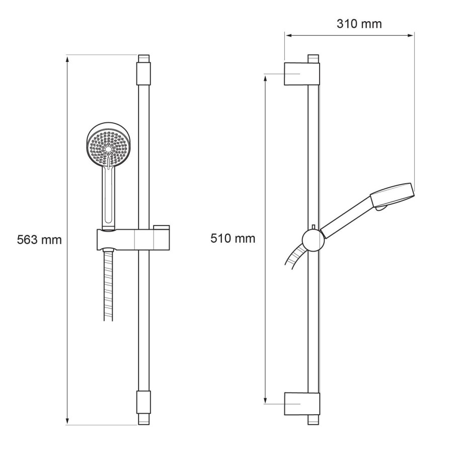 Mira Adept BIV Chrome Mixer Shower