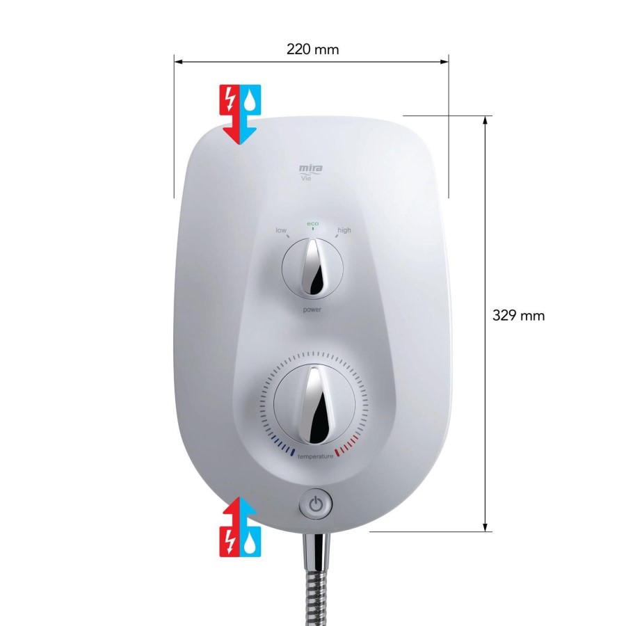 Mira Vie Chrome 8.5 kW Electric Shower