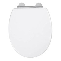 Flexi Fix Lugano White Soft Close Toilet Seat