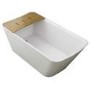Freestanding Bath with Bath Bridge - L1700 x W780mm - Manhattan