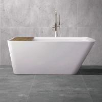 1500 x 780 Freestanding Bath with Bath Bridge - Manhattan Range