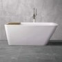 1500 x 780 Freestanding Bath with Bath Bridge - Manhattan Range