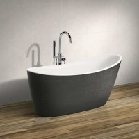 Libretto Crocodile Effect Freestanding Bath - L1750 x W800mm