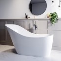 BeBa_18374 Freestanding Single Ended Slipper Bath 1520 x 715mm - Newport