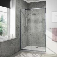 Sliding Shower Door 1000mm - 4mm Glass - Vega Range