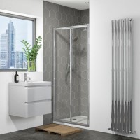 Bi-Fold Shower Door 800 - 4mm Glass - Vega Bi-Fold Shower Door 800 - 4mm Glass - Vega