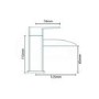 Chrome Waterfall Bath Shower Mixer Tap - Tabor