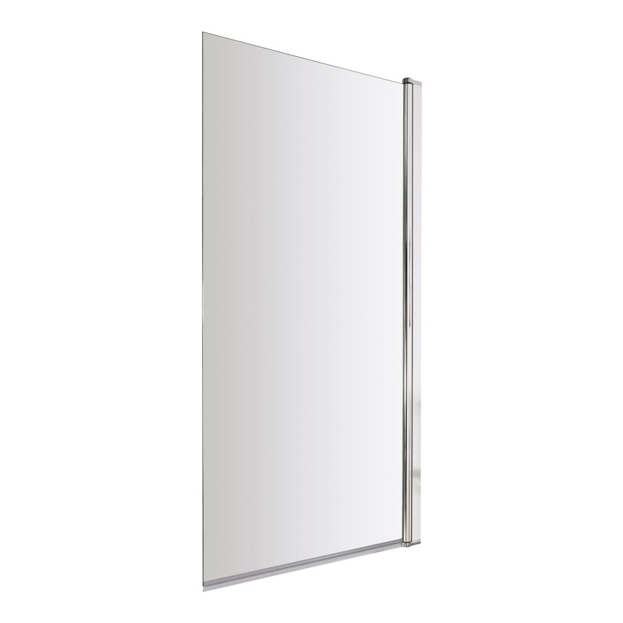 Straight Hinged 1435 x 790 Bath Screen 6mm