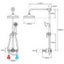 Mira Realm ERD Traditional Thermostatic Shower Mixer with Diverter - Chrome - 1.1735.002