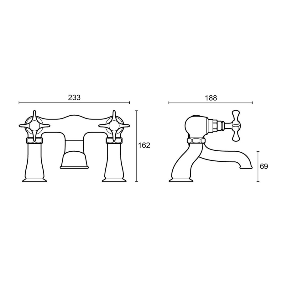 Mira Evolve Bath Filler Tap