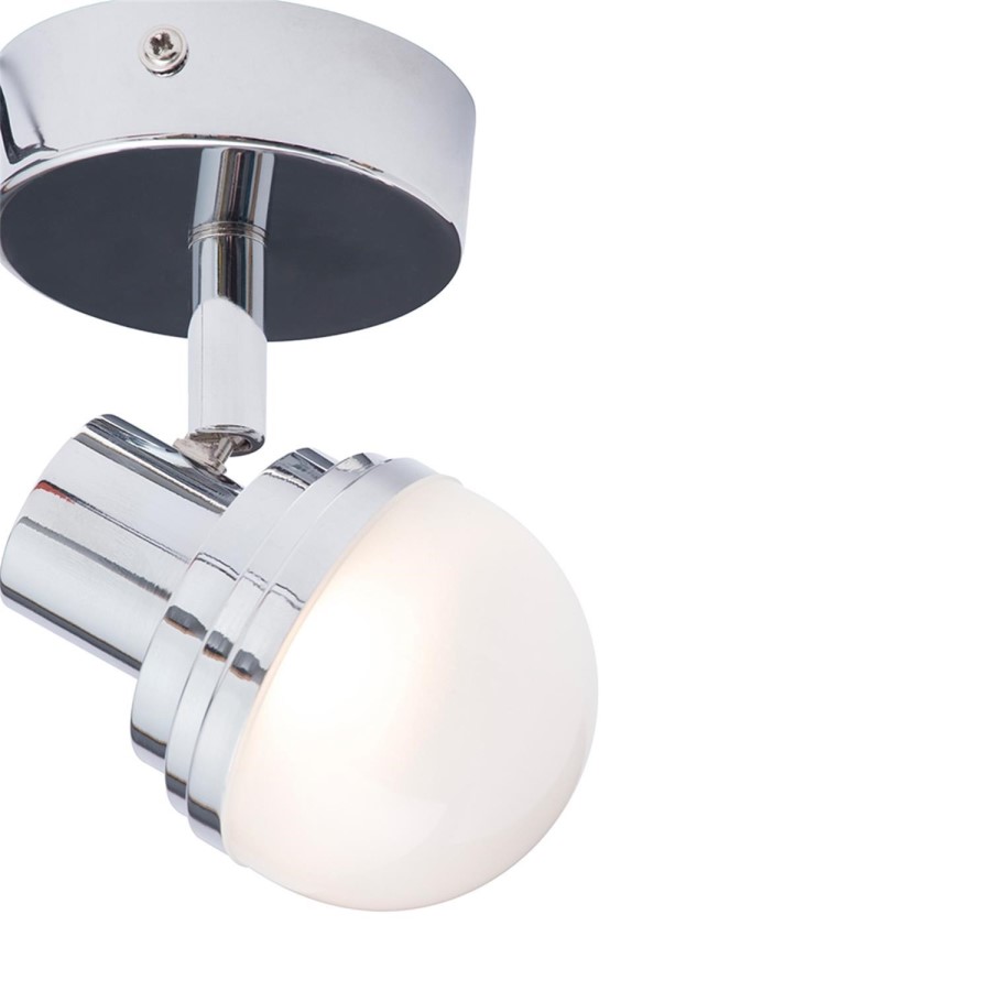 Milan Deco Single Light LED Spotlight Chrome