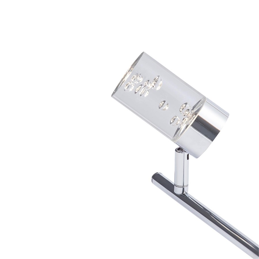 GRADE A1 - Box Opened Felix Bubble 4 light LED Bar Chrome