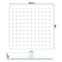 Hudson Reed Fixed Square Shower Head 400 mm