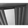 Hudson Reed Revive Single Panel MIrrored Designer Radiator Anthracite -  1800 x 499mm