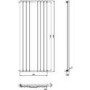 Hudson Reed Revive Single Panel MIrrored Designer Radiator Anthracite -  1800 x 499mm