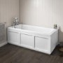 Rutland Square Single Ended Bath - 1600 x 700mm