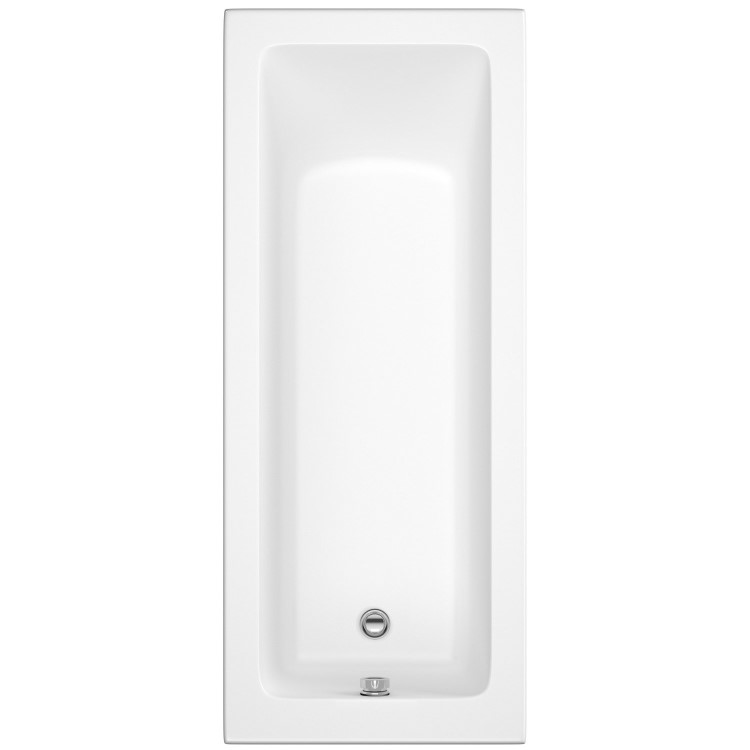 Rutland Square Single Ended Bath - 1600 x 700mm