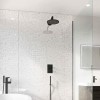 White Stone Diamond PVC Shower Wall Panel - 2400 x 1000mm