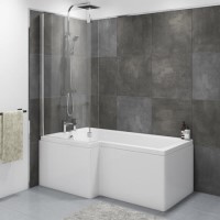 Lomax L Shape Bath with Front Panel - 1700 x 700 Lomax L Shape Bath with Front Panel - 1700 x 700