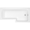 1700 L Shaped Right Hand Shower Bath and Front Panel