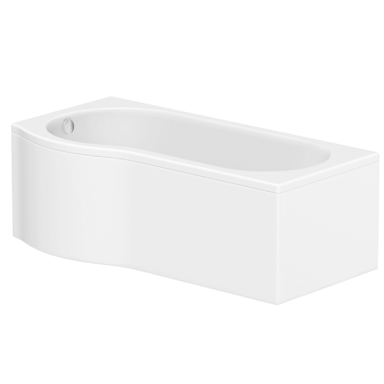 1500mm P Shaped Acrylic Bath Front Panel - Portland