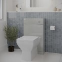 BeBa_24935 500mm Grey Back to Wall Toilet Unit Only - Ashford