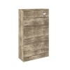 500mm Wood Effect Back to Wall Toilet Unit Only - Ashford